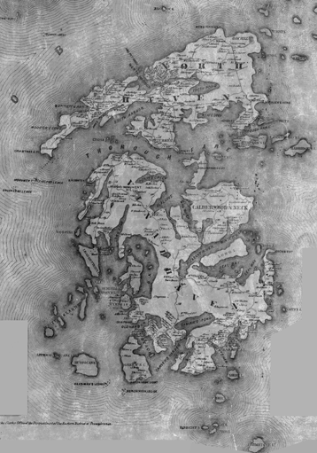 North Haven and Vinalhaven on Waldo County Map (1859)