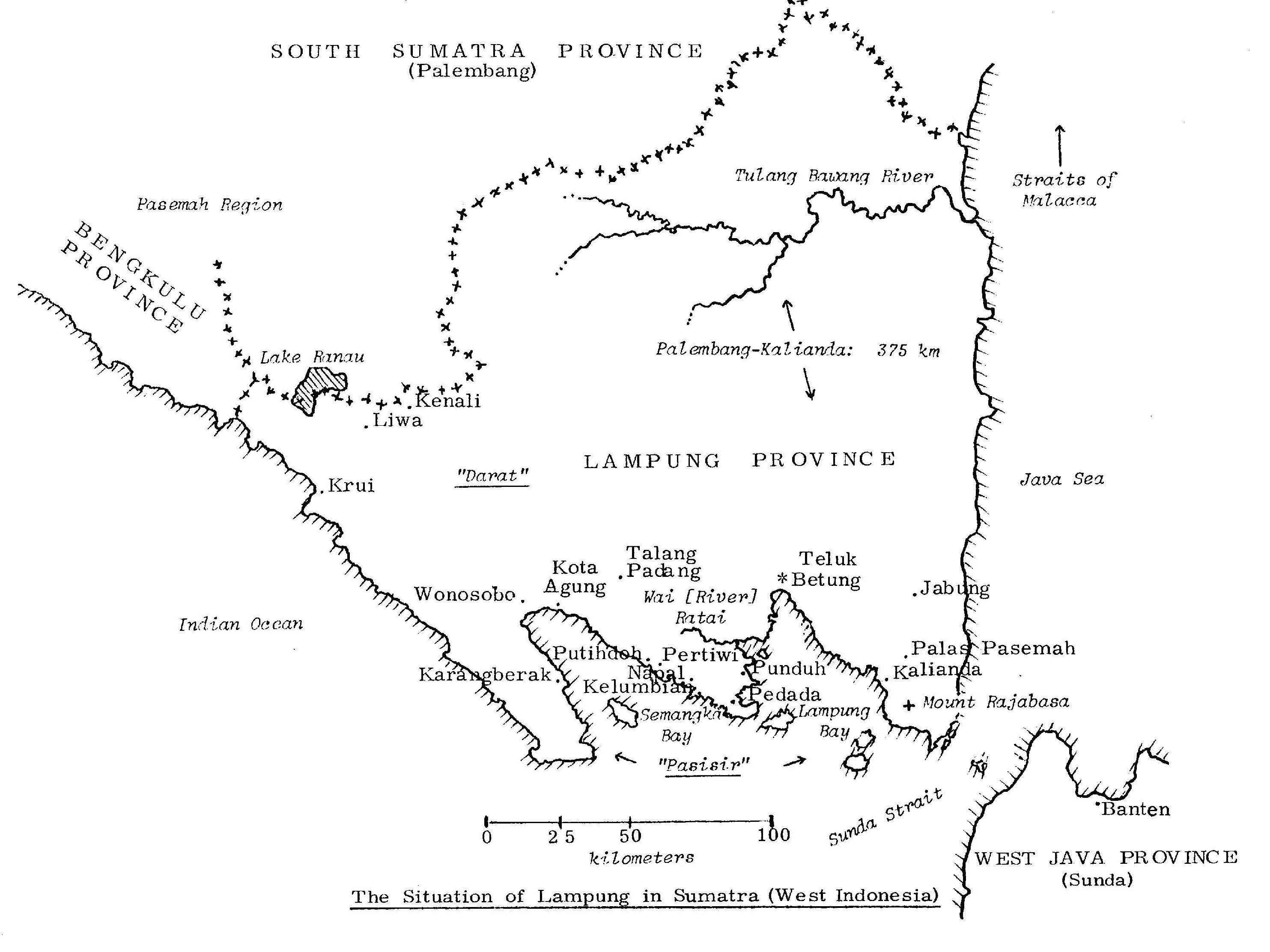Lampung map
